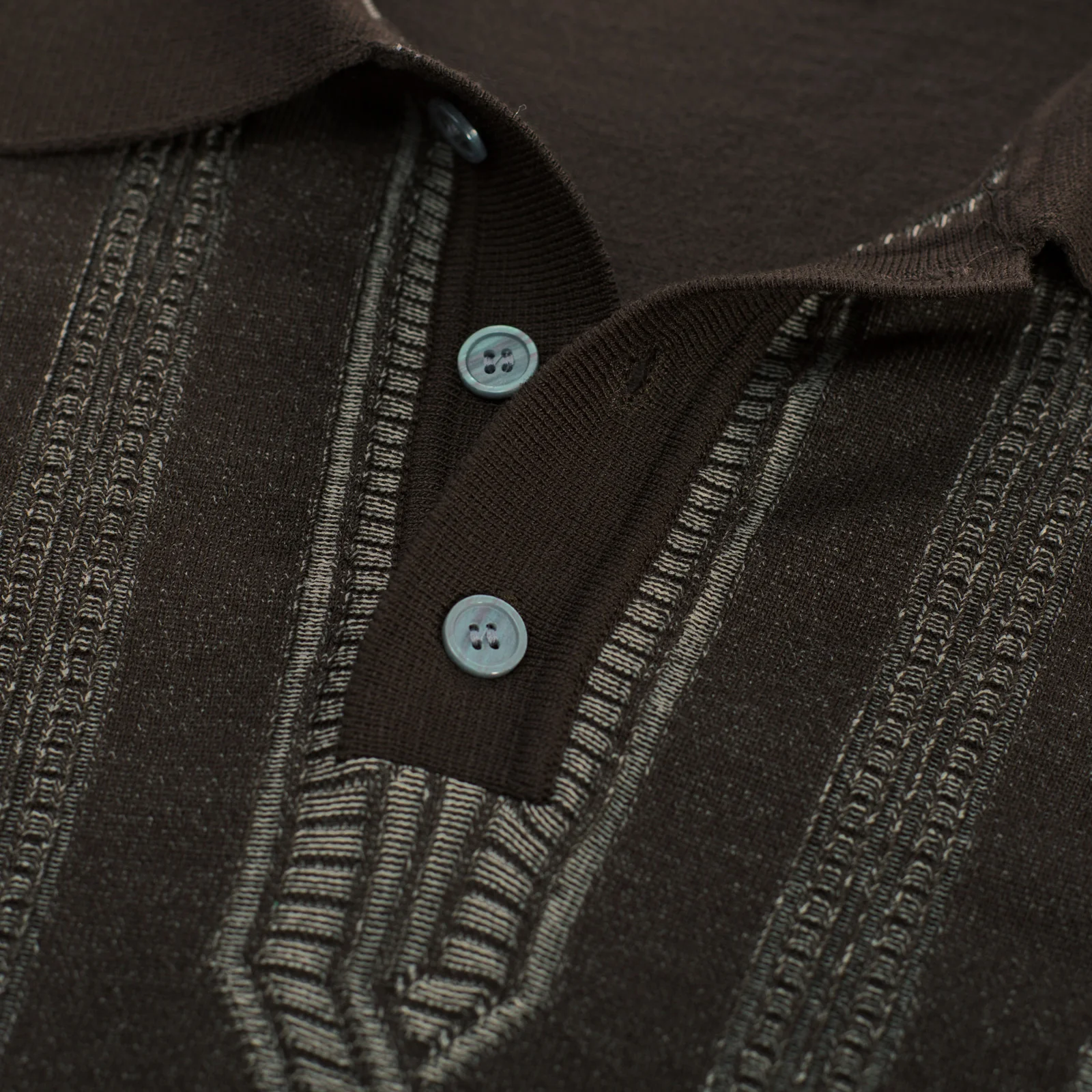 Men Contrast Color Knitted Polo-Shirt Short Sleeve Lapel Collar Knitwear Tops - Image 27