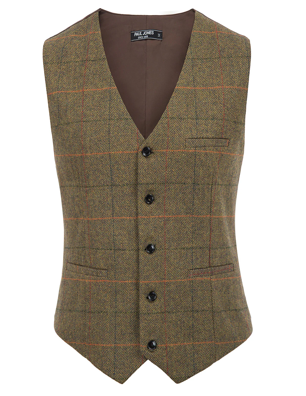 Men’s Slim Fit V-Neck Single Breasted Handkerchief Hem Waistcoat Vest Coat - Image 31