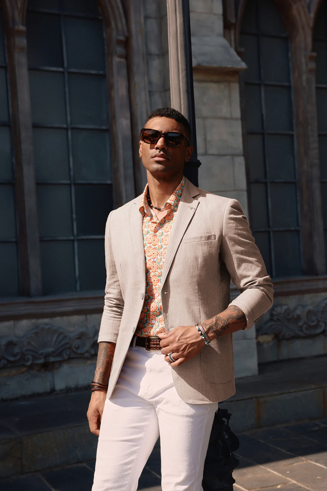 Mens Blazer Casual Cotton-Linen Sport Coat Lightweight 2 Button Unlined Suit Jackets - Image 82