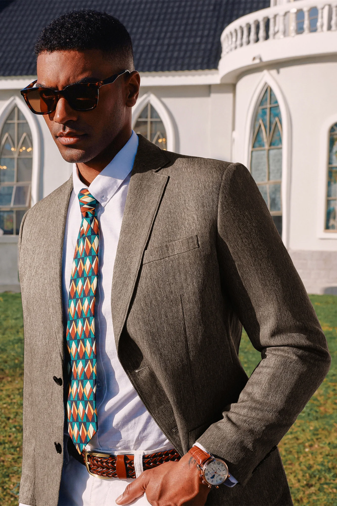 Men's Blazer Jacket Slim Fit Two Buttons Casual Sports Coats Notched Lapel Suit Jacket Tops - Image 14