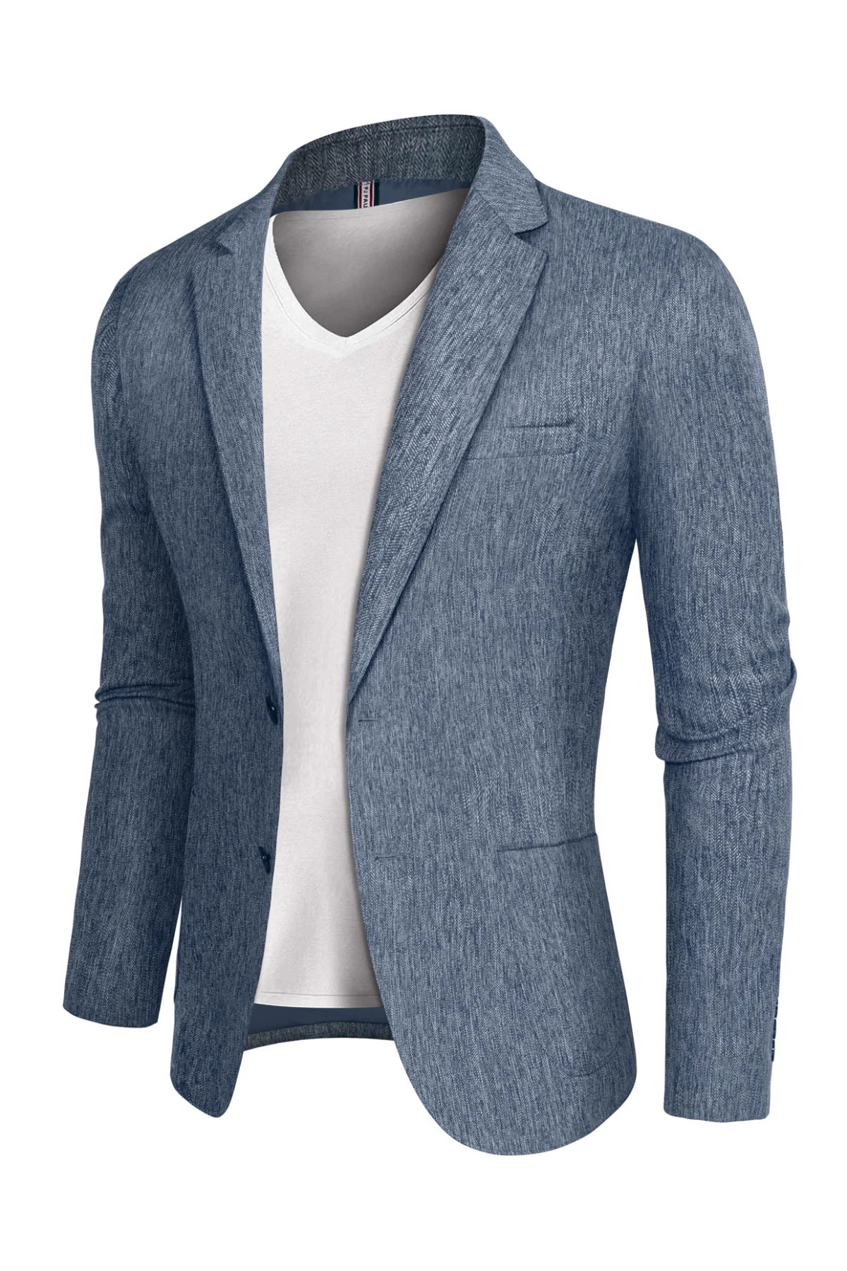 Men's Blazer Jacket Slim Fit Two Buttons Casual Sports Coats Notched Lapel Suit Jacket Tops - Image 30