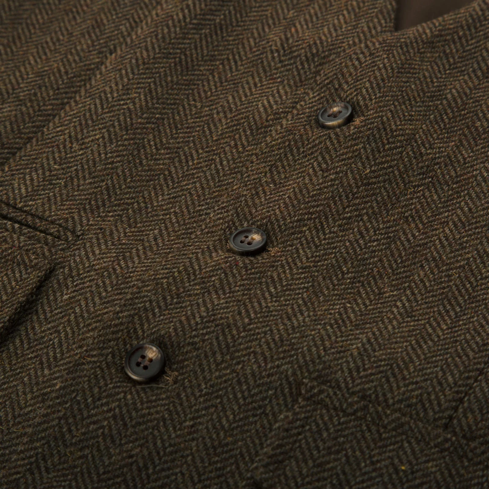 Men's British Herringbone Tweed Vest Casual Wool Blend Waistcoat with Pockets - Image 28