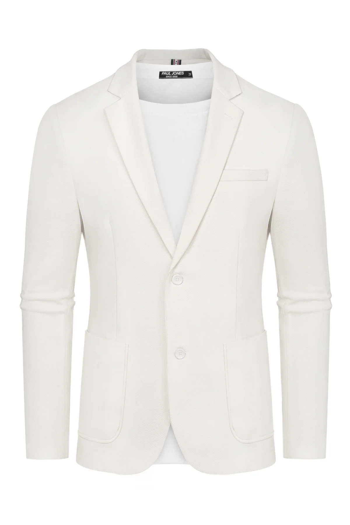 Men's Casual Knit Blazer Suit Jackets Two Button Lightweight Unlined Sport Coat - Image 13
