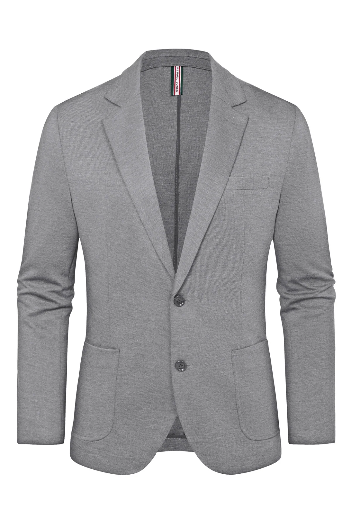 Mens Casual Knit Blazer Two Button Unlined Stretch Sport Coat Suit - Image 48