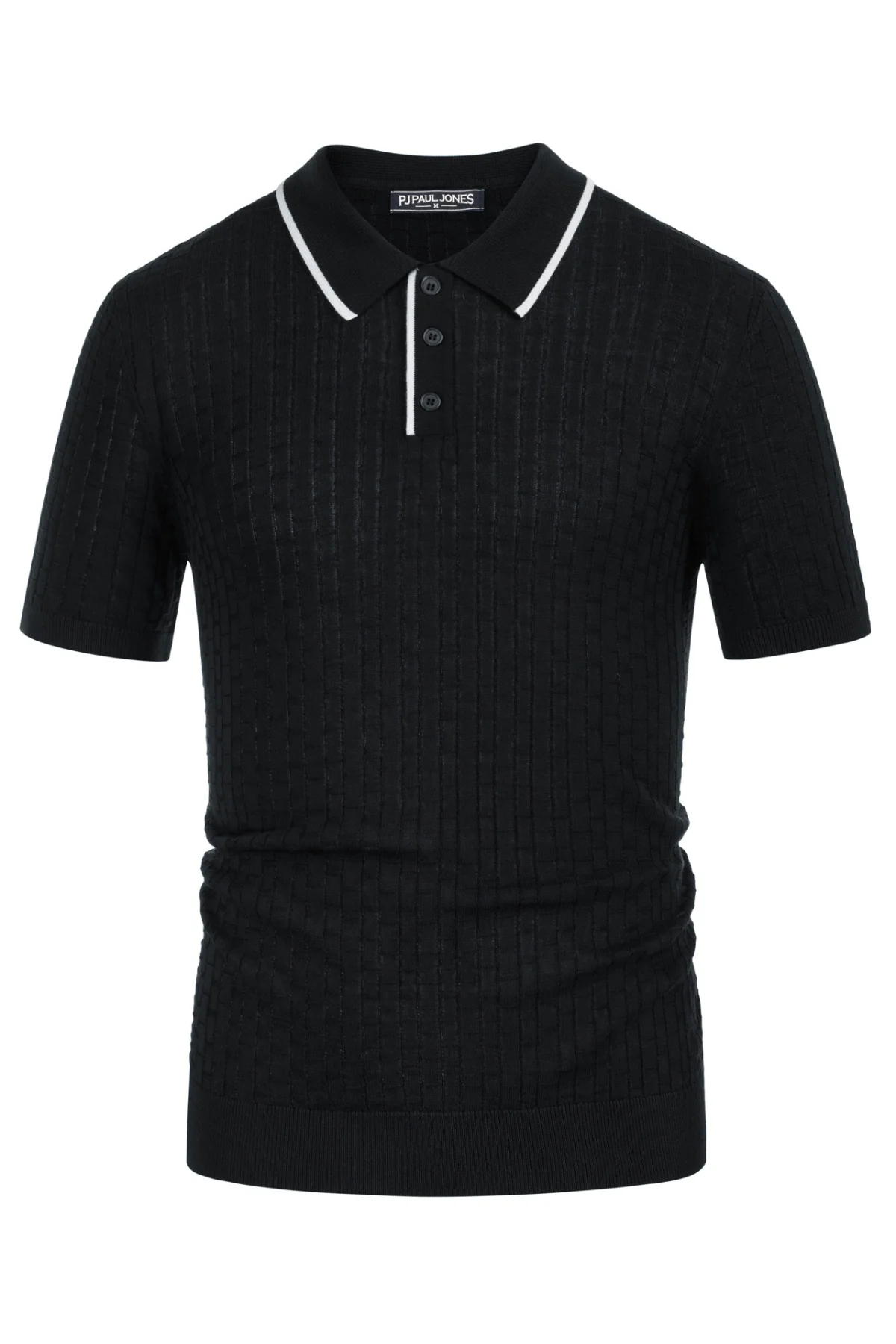 Mens Knitted Polo Shirts Short Sleeve Texture Golf Polo Pullover Shirts Casual Breathable Polo Shirts - Image 17
