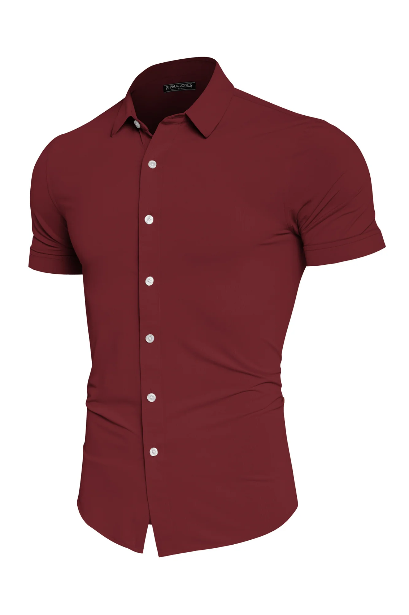 Mens Short Sleeve Casual Button Down Shirts 4-Way Stretch Travel Dress Shirt - Image 51