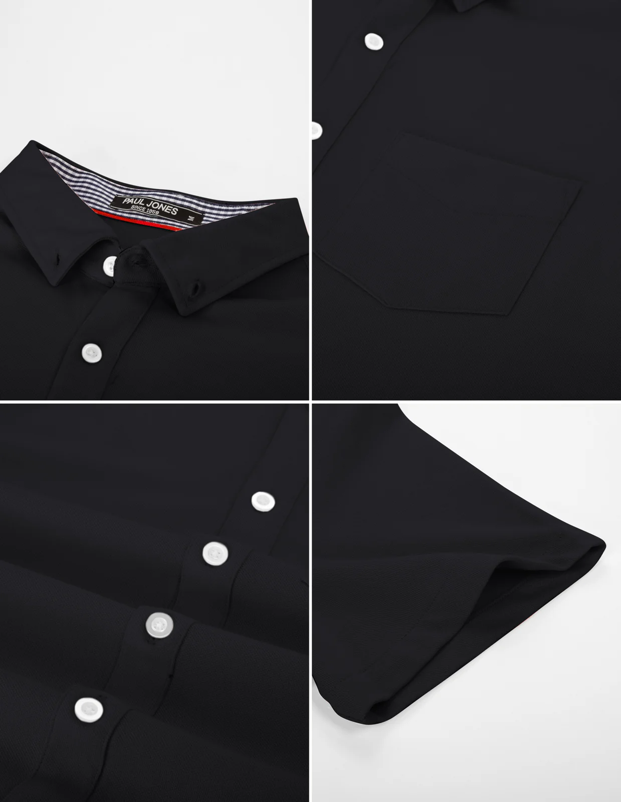 Men's Short Sleeve Oxford Shirt Slim Fit Button Down Cardigans Shirts with Chest Pocket - Image 23