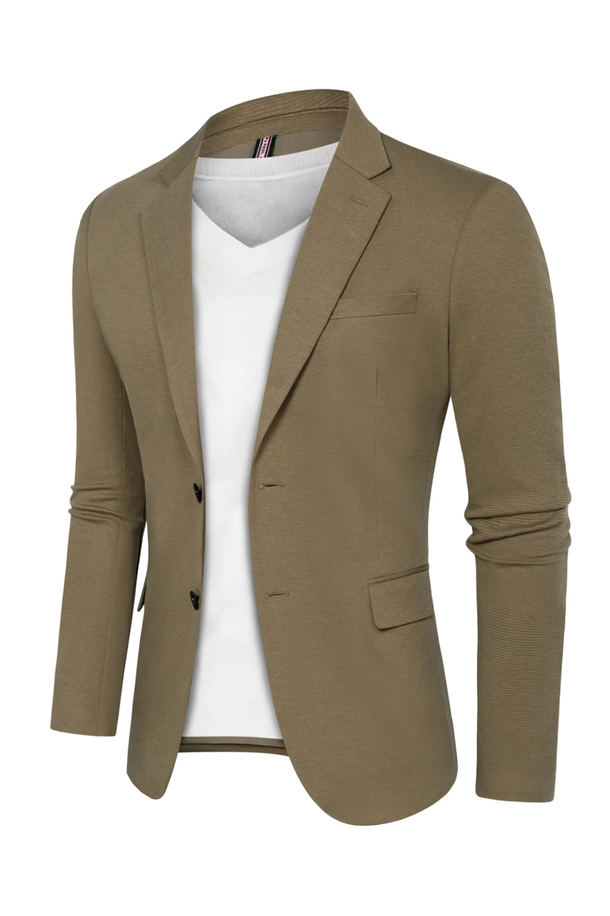Mens Sport Coat Casual Blazer Jackets Stretchy Knit Blazer for Work Office - Image 16