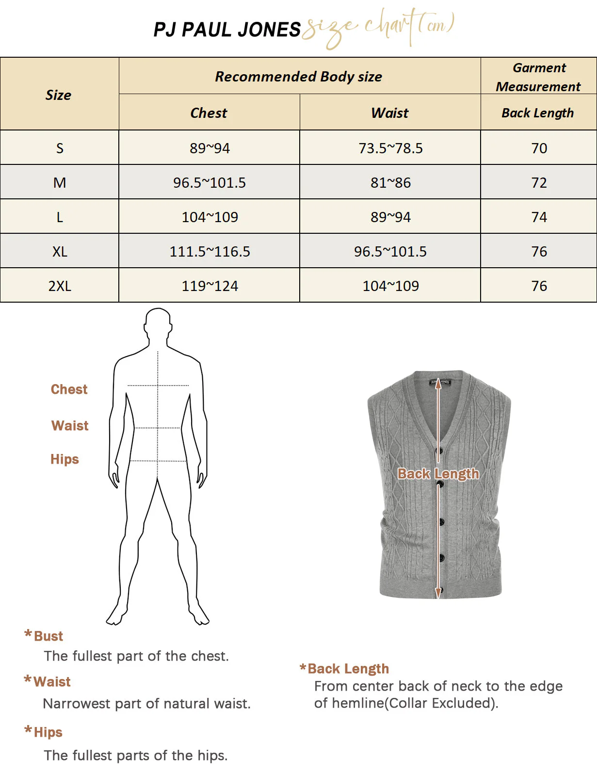 Mens V-Neck Sweater Vest Cable Knitted Button-Up Sleeveless Cardigan Vest - Image 51