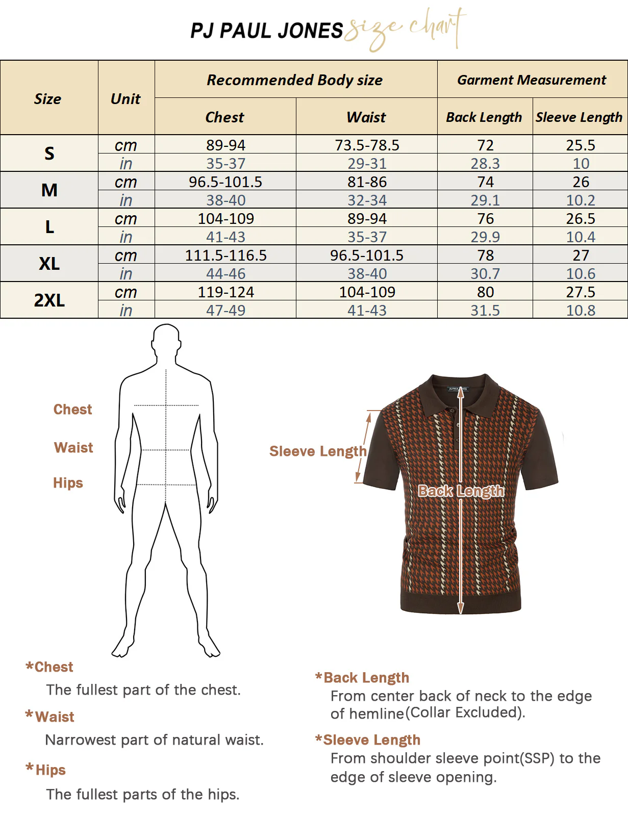 Men's Vintage Polo Pullover Shirts Lightweight Knit Houndstooth Golf Shirts - Image 29