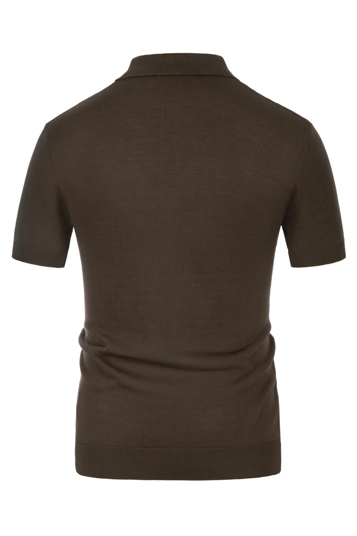 Men's Vintage Polo Pullover Shirts Lightweight Knit Houndstooth Golf Shirts - Image 4