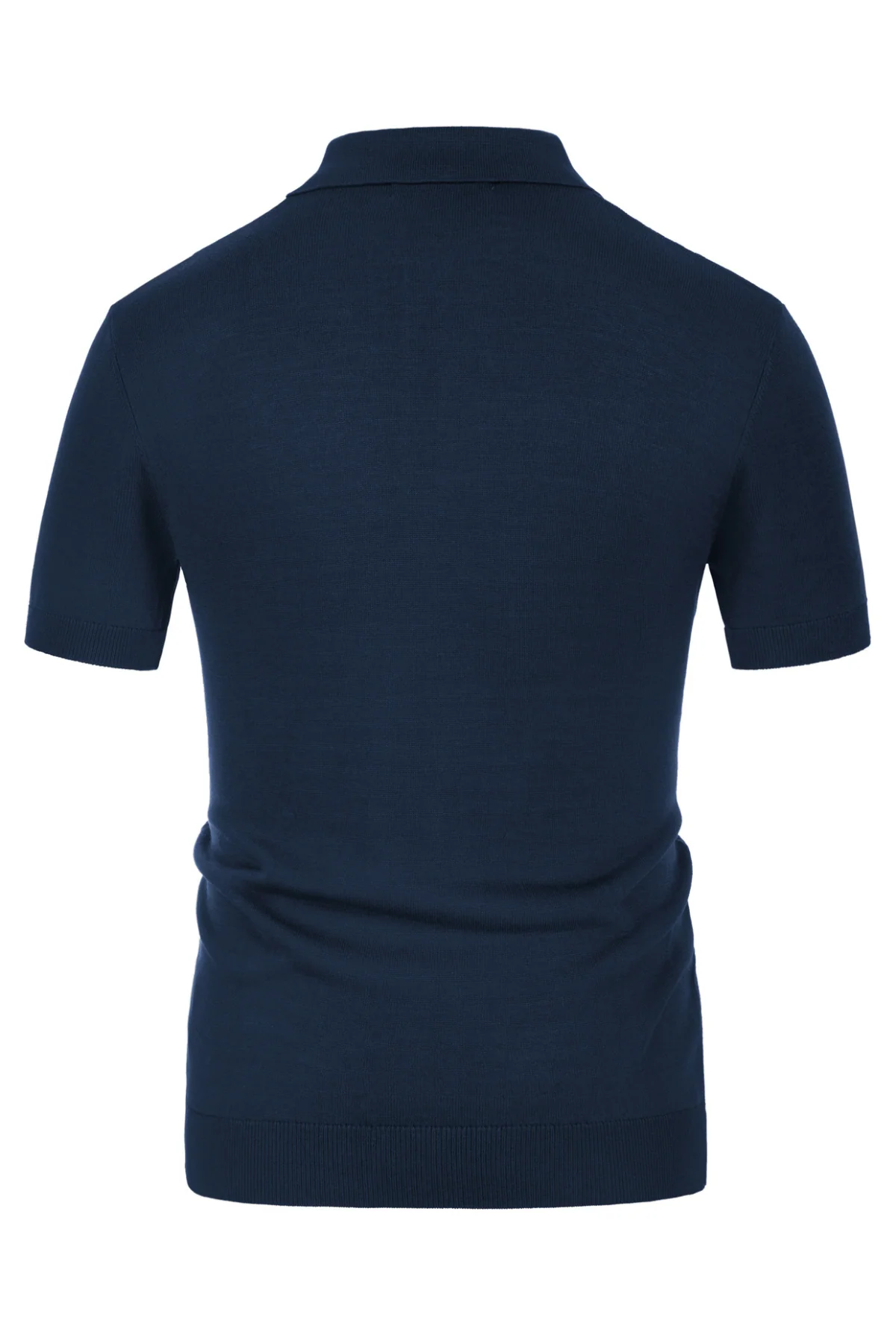 Men's Vintage Polo Pullover Shirts Lightweight Knit Houndstooth Golf Shirts - Image 9