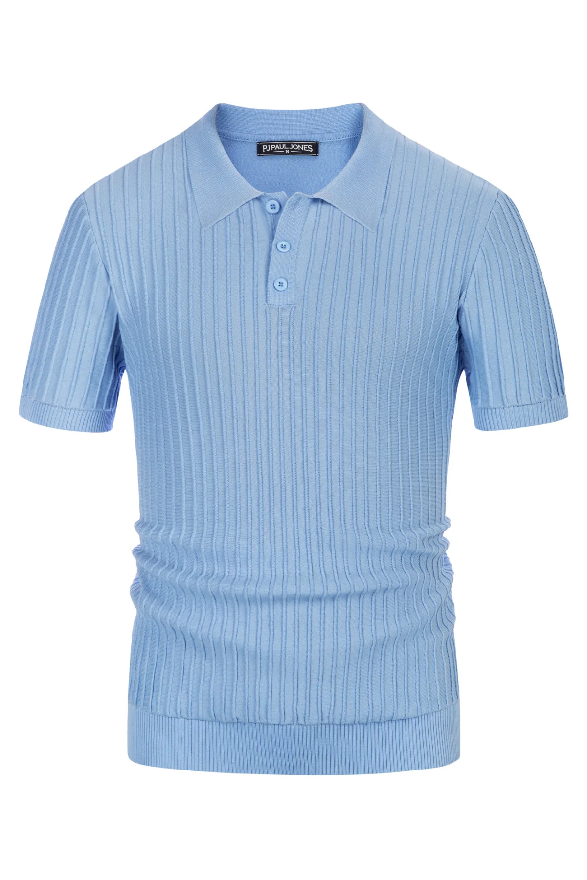 Paul Jones Mens Knit Polo Shirts Casual Short Sleeve Regular Fit Breathable Golf Pullover Shirts - Image 8