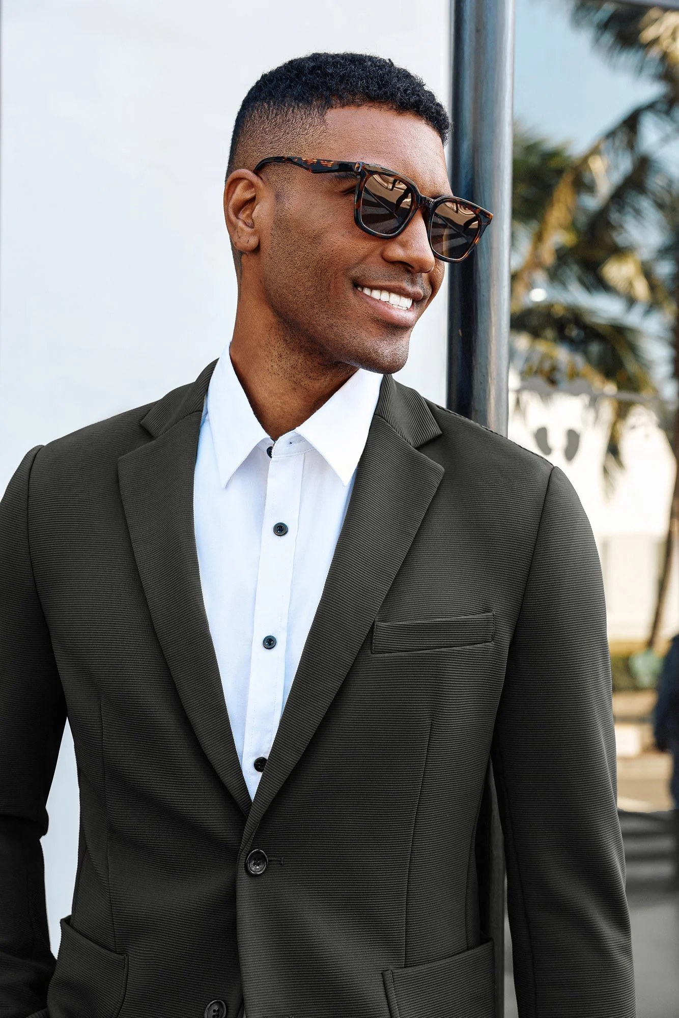 Paul Jones Sakko Herren Sportlich Regular Fit Business Two Buttons Blazers - Image 8