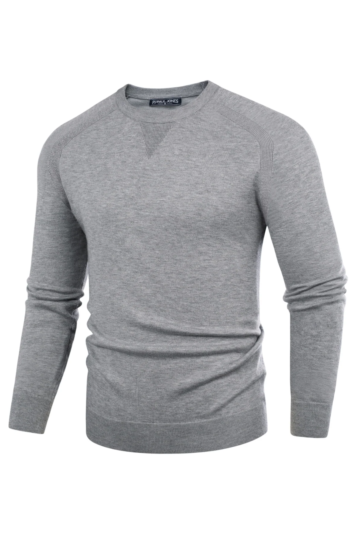 PJ Men's Crewveck Sweaters Casual Crew Neck Sweatshirt Wool Blend Knit Pullovers - Image 4